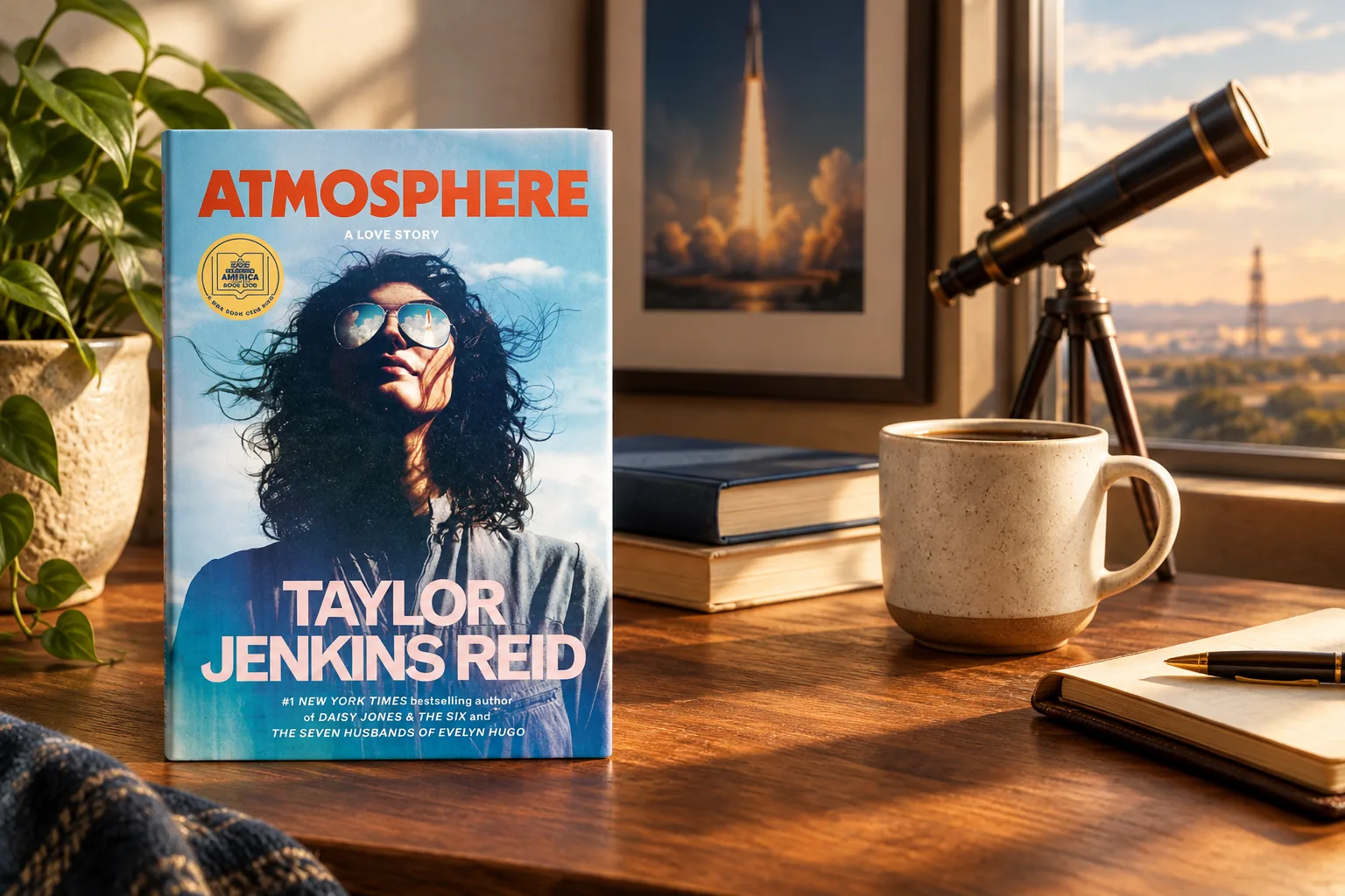 Book cover or source illustration for Atmosphere — Taylor Jenkins Reid