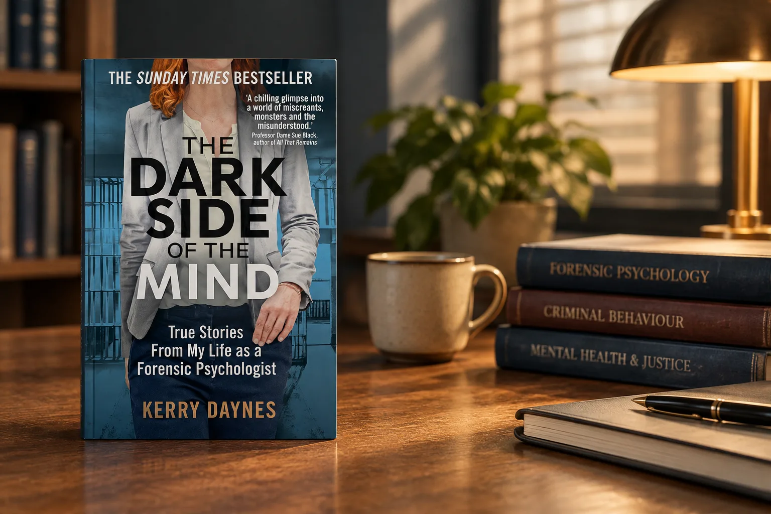 Book cover or source illustration for The Dark Side of the Mind — Kerry Daynes