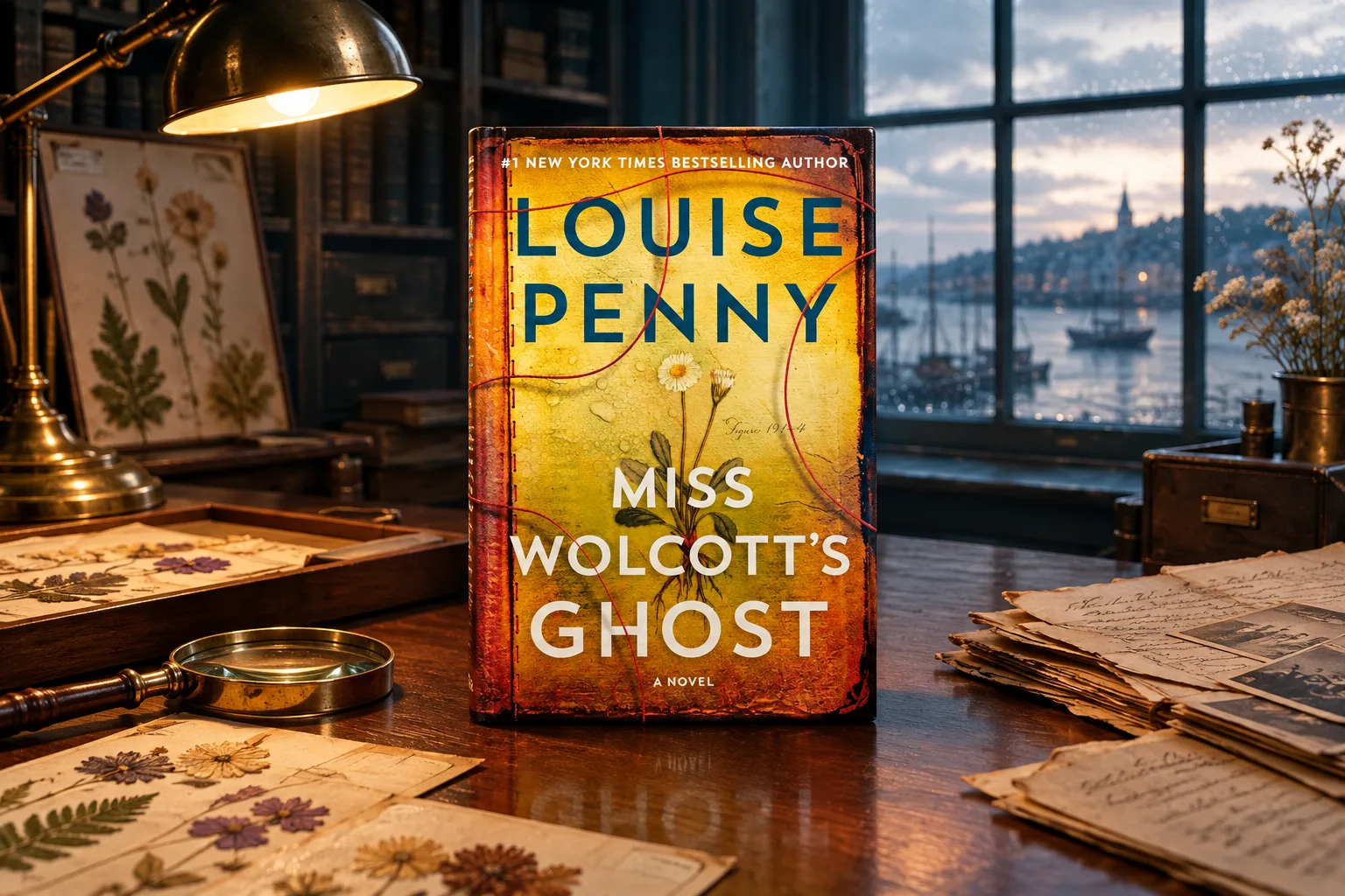 Illustration for article When History Refuses to Stay Buried: Louise Penny’s Miss Wolcott’s Ghost