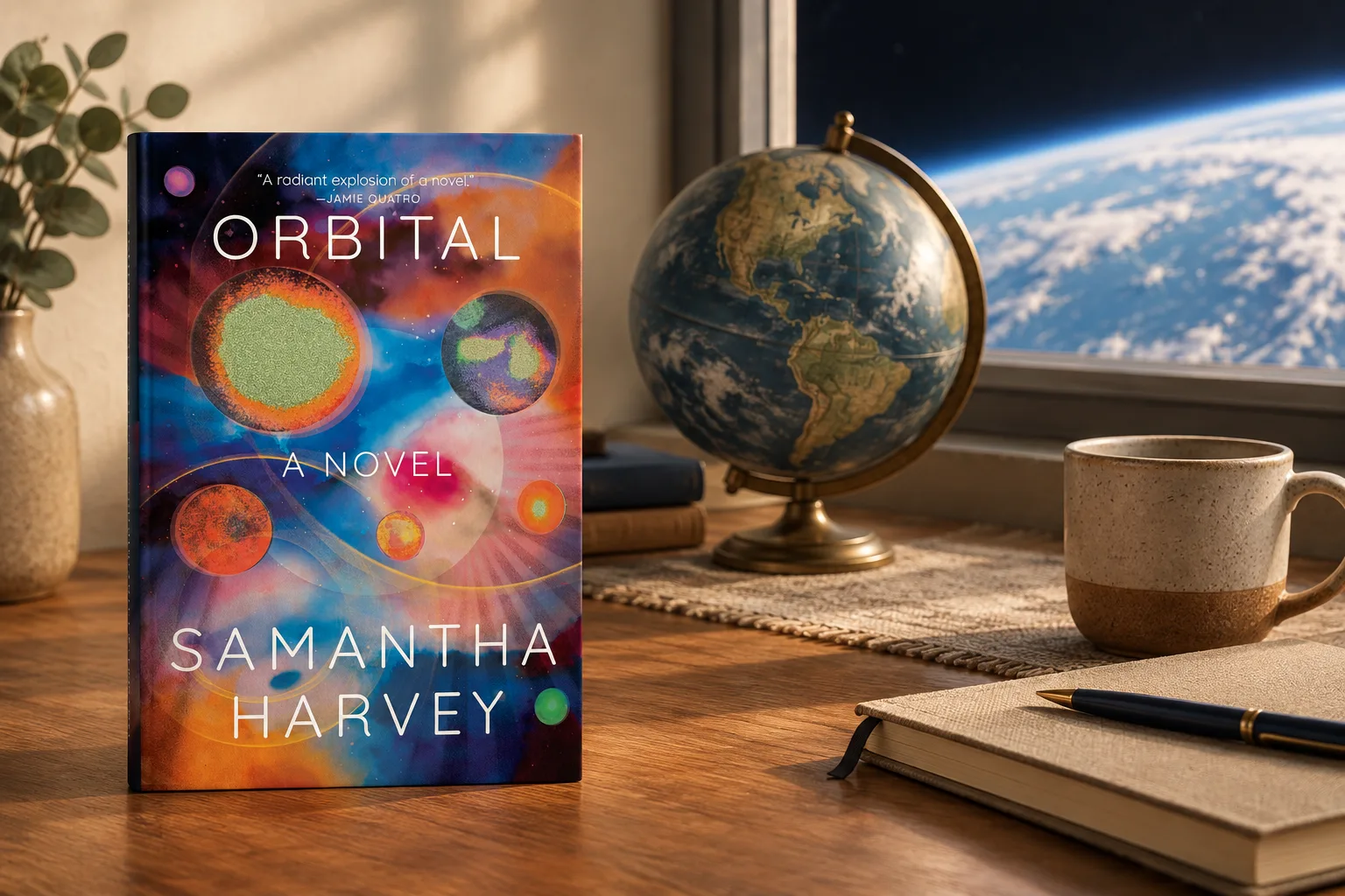 Book cover or source illustration for Orbital — Samantha Harvey