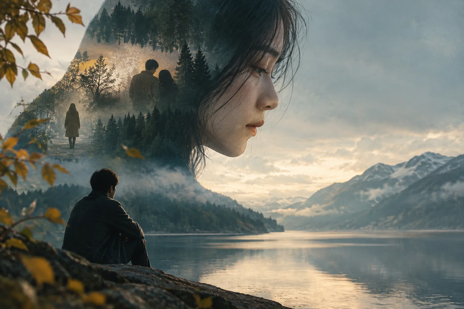 Illustration for Norwegian Wood: memories of love and the burden of those who stay behind