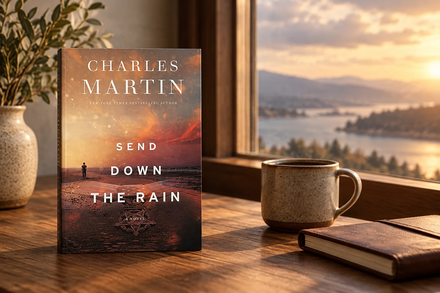 Book cover or source illustration for Send Down the Rain — Charles Martin