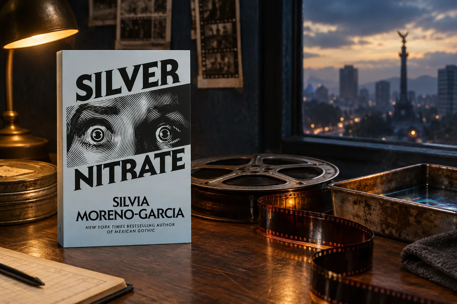 Book cover or source illustration for Silver Nitrate — Silvia Moreno-Garcia