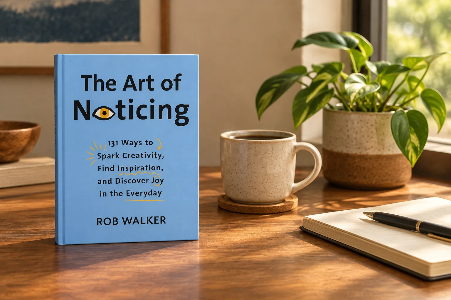Book cover or source illustration for The Art of Noticing by Rob Walker