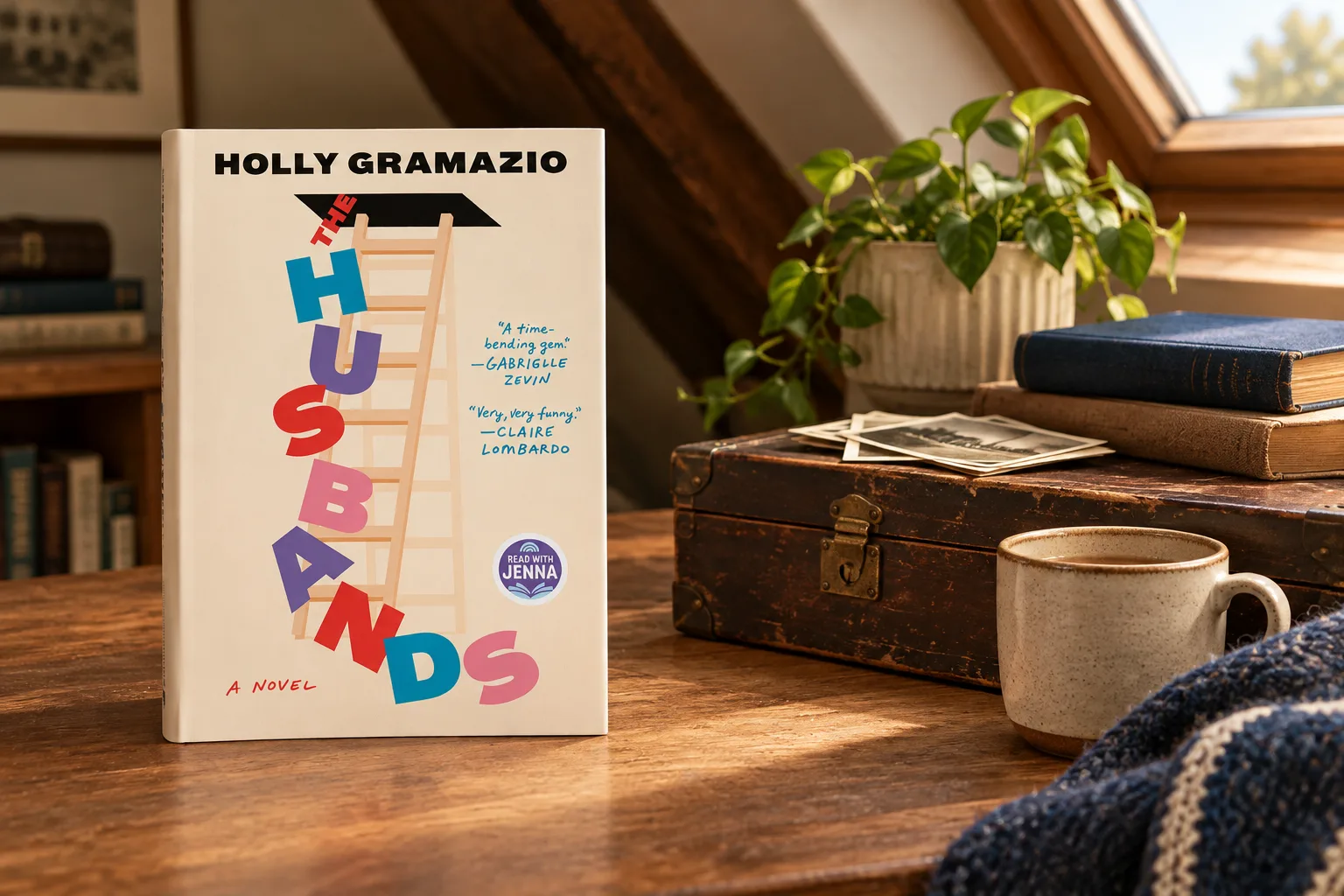 Book cover or source illustration for The Husbands — Holly Gramazio