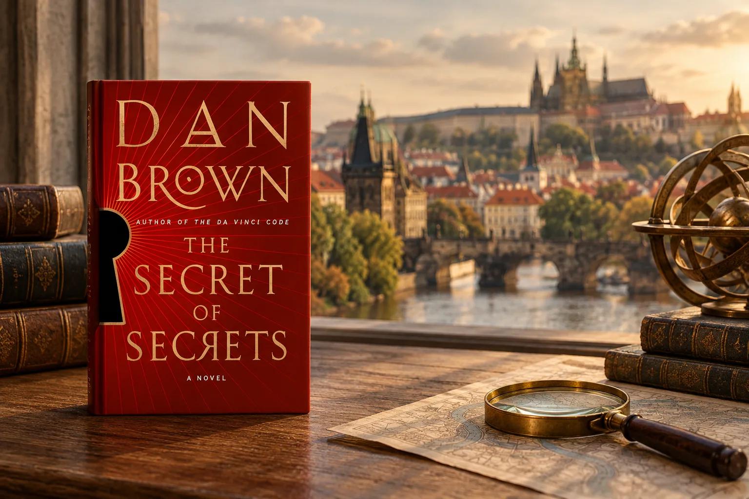 Book cover or source illustration for The Secret of Secrets — Dan Brown