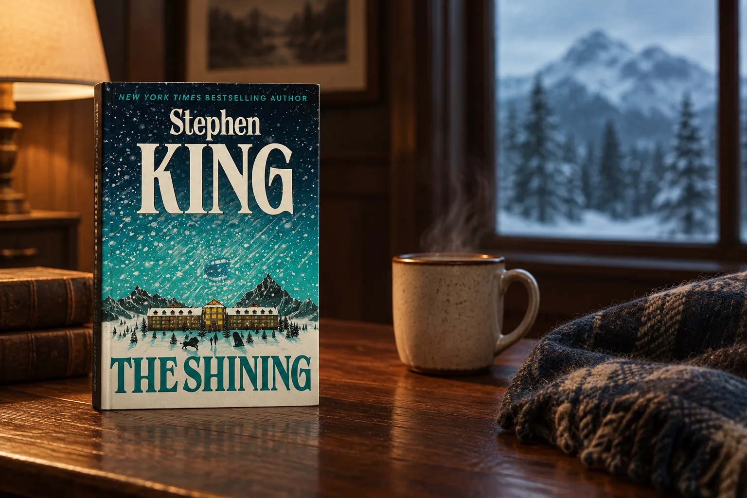 Book cover or source illustration for The Shining by Stephen King (Vintage paperback, ISBN 9780345806789)