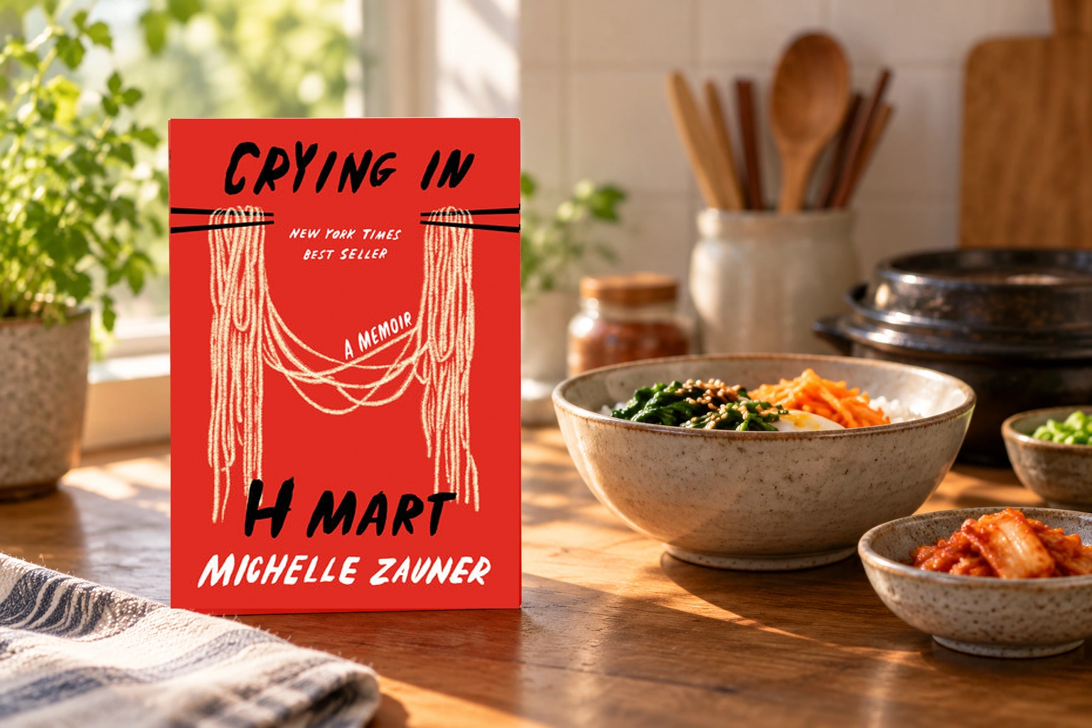 Official cover of Crying in H Mart — Michelle Zauner in a Tale24 editorial image