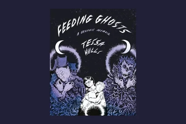 Illustration for article Feeding Ghosts: Drawing the Gaps in Family Memory
