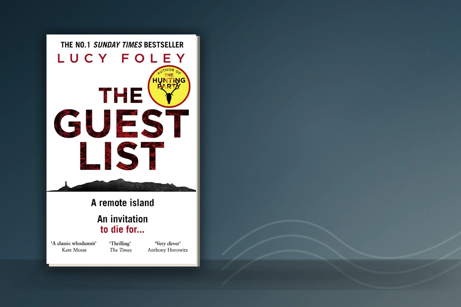 Book cover or source illustration for The Guest List — Lucy Foley