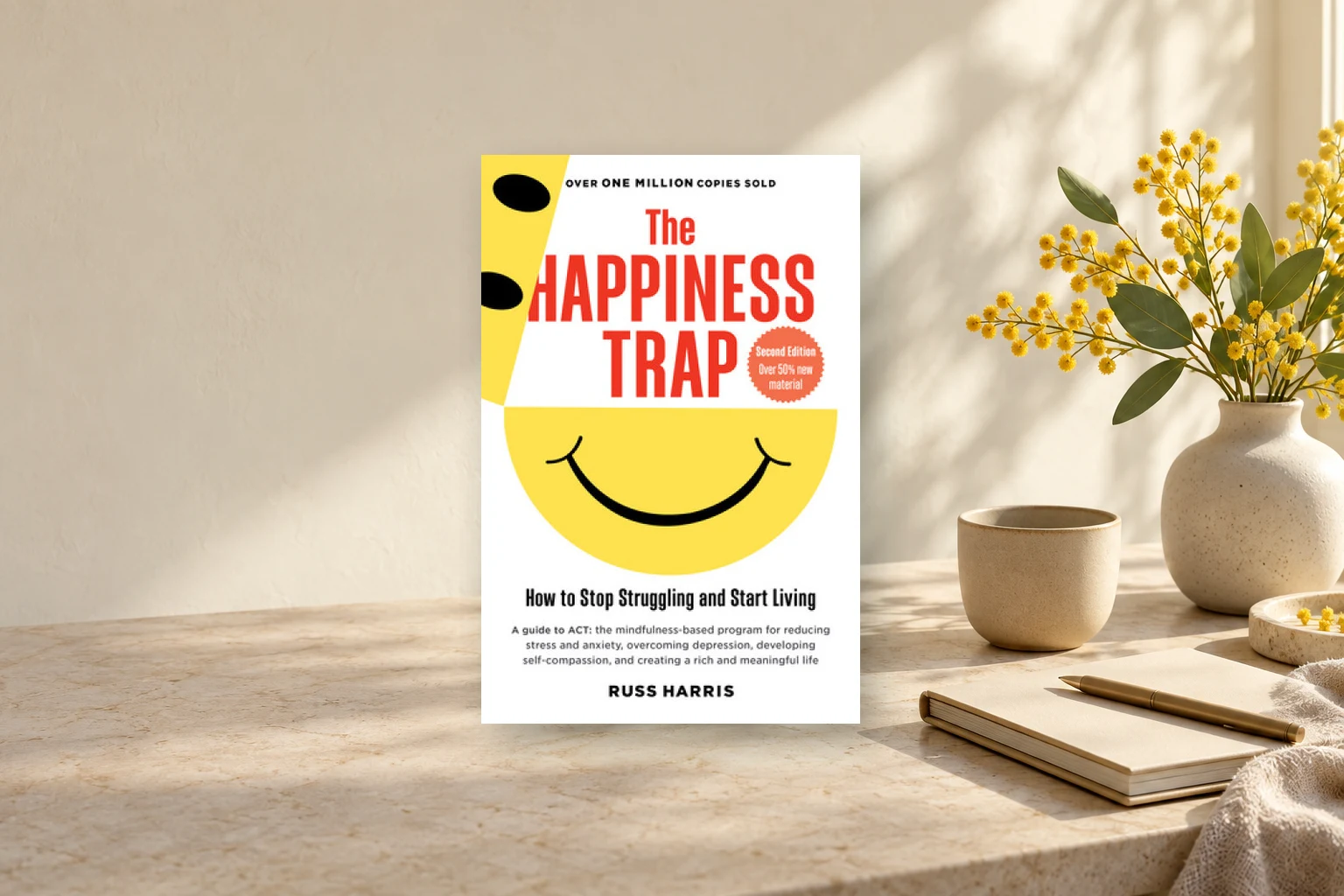 Illustration for article The Happiness Trap: A Life Larger Than Feeling Good