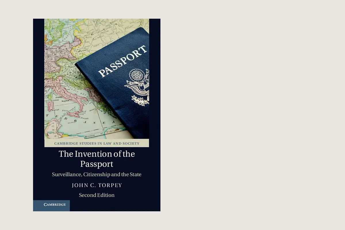 Book cover or source illustration for The Invention of the Passport — reference source: International Research
