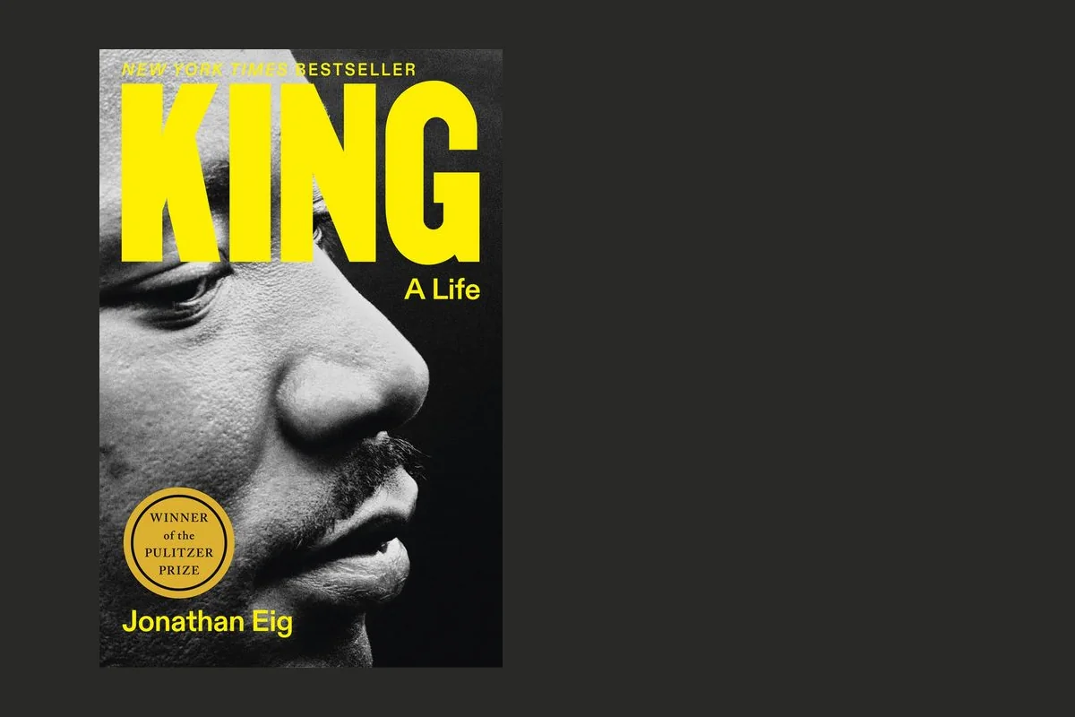 Book cover or source illustration for King: A Life — Jonathan Eig
