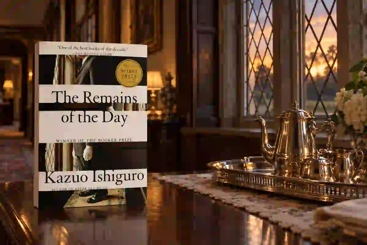 Book cover or source illustration for The Remains of the Day — Kazuo Ishiguro