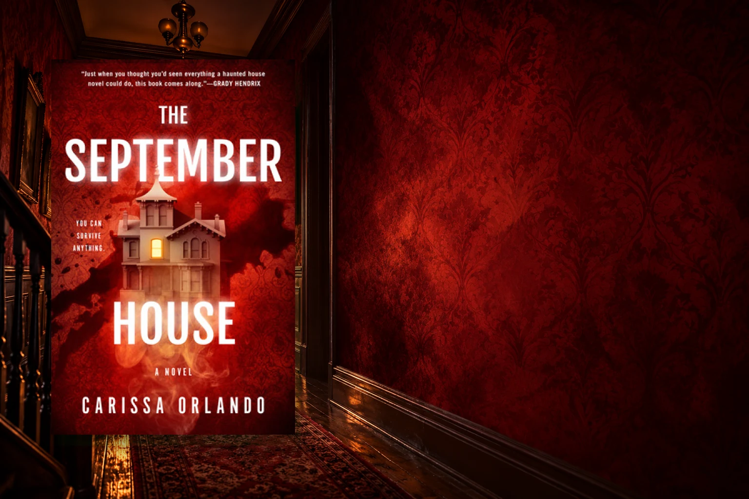 Book cover or source illustration for The September House — Carissa Orlando