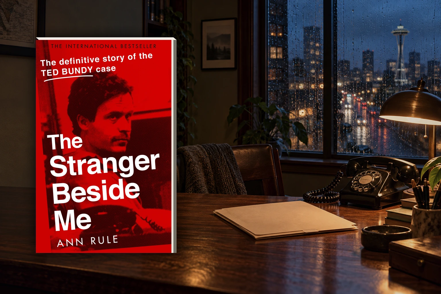 Book cover or source illustration for The Stranger Beside Me — Ann Rule