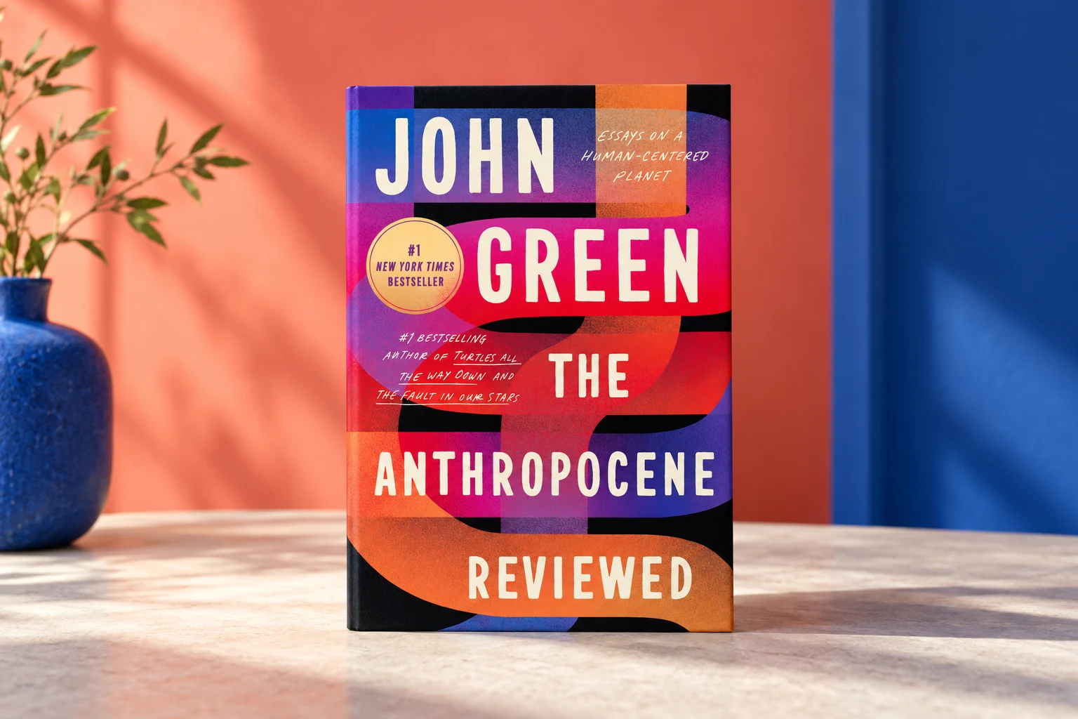 Book cover or source illustration for The Anthropocene Reviewed by John Green | Penguin Random House