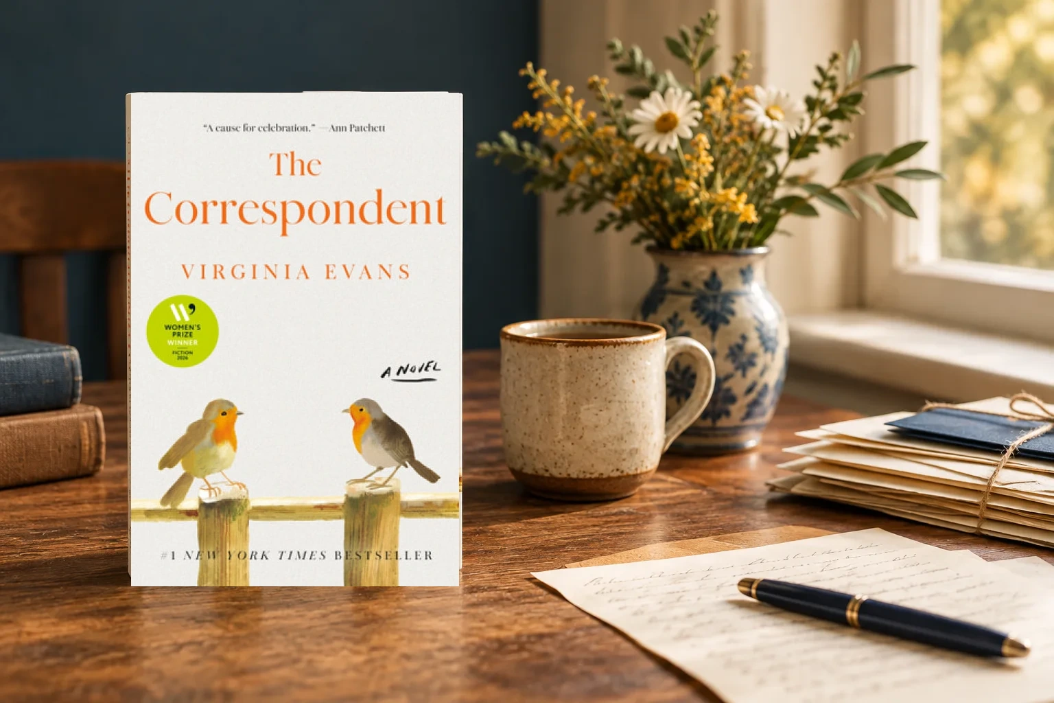 Book cover or source illustration for The Correspondent — Virginia Evans