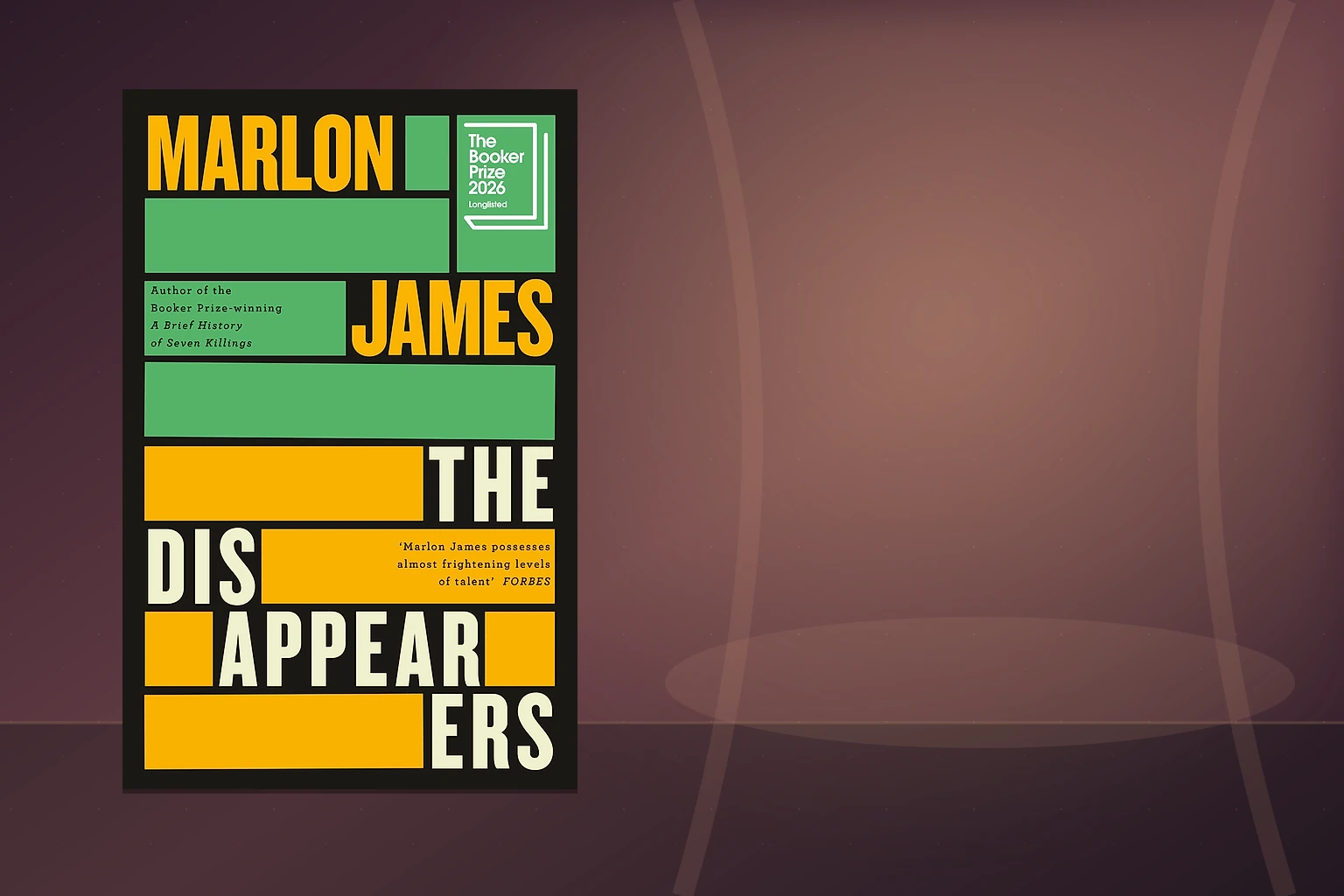 Book cover or source illustration for The Disappearers — Marlon James