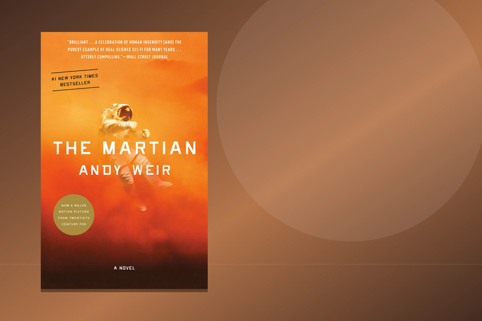 Book cover or source illustration for The Martian — Andy Weir